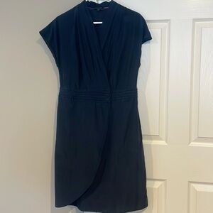 🌱Escada navy wrap dress as 40/6